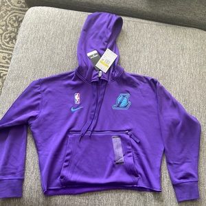 Super soft Los Angeles Lakers Courtside Fleece Hoodie